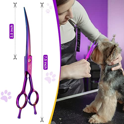 JASON Curved Dog Grooming Scissors - Image 6