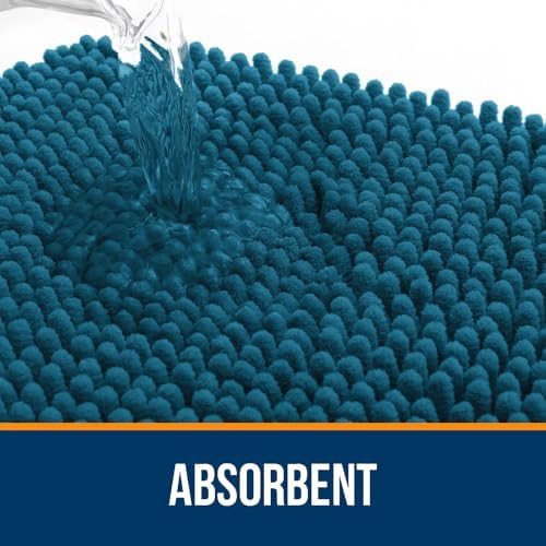 OLANLY Bathroom Rugs 36x24, Extra Soft Absorbent Chenille Bath Rugs - Image 5