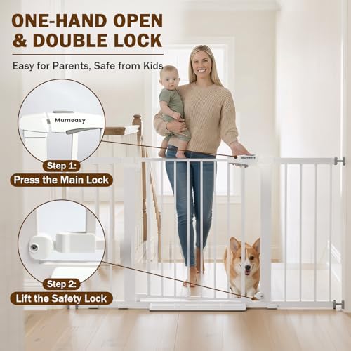 Mumeasy 29.7–51 Inch Extra Wide Baby Gate - Image 4