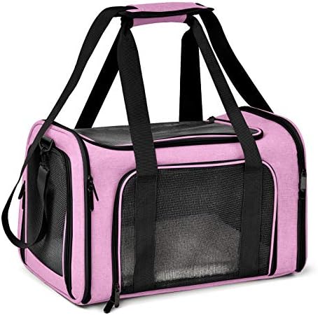 Henkelion Pet Carrier for Small Medium Cats Dogs Puppies up to 15 Lbs, TSA by Henkelion