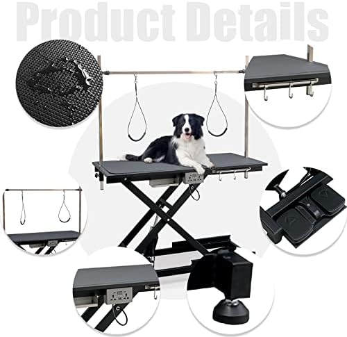 49.6” Pet Dog Grooming Table Adjustable Professional Trimming Table - Image 6