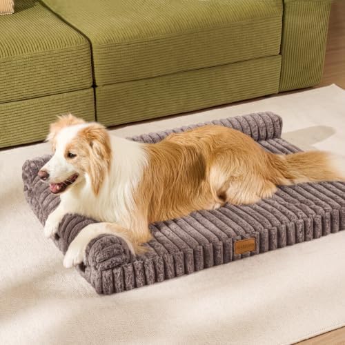 Orthopedic Large Dog Bed Furry Pet Bed, Washable Cover 36''X24'' - Image 2