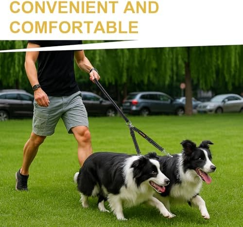 MingXpet Double Dog Leash for Two Dogs, No Pull Dog Leash, 360° Swivel No - Image 7
