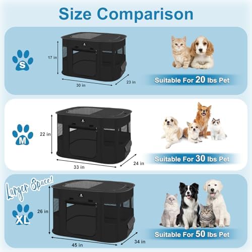 X-ZONE PET Dog Playpen, Puppy Cat Play Pen Portable Foldable Indoor/Outdoor - Image 4