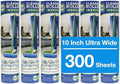 Leo Large 10-Inch Wide Lint Roller Refills 6 Rolls 300 Ultra-Wide Sheets by Leo