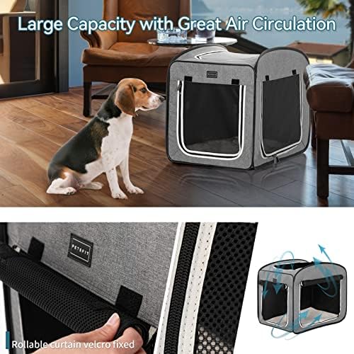 Petsfit Pop Up Dog Crate, Collapsible Dog Kennel, Lightweight&Portable Pet Cage - Image 5