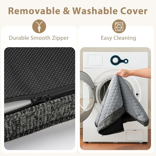 JOEJOY XL Dog Beds Large Sized Dog, Orthopedic Big Dogs Crate Bed - Image 6