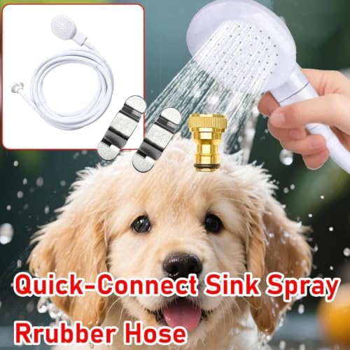 13Ft Quick-Connect Sink Spray Rubber Hose, Sink Hose Attachment - Image 6
