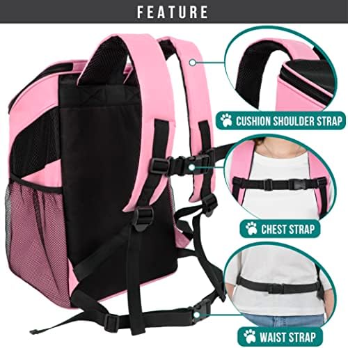 PetAmi Cat Backpack Carrier for Small Dogs and Large Cats, Airline Approved - Image 5