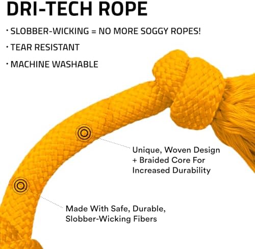 Playology Tug Rope Dog Toys for Large Dogs - Image 2