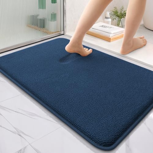 OLANLY Thick Memory Foam Bathroom Rugs 35x24, Soft Absorbent Bath Mat by OLANLY