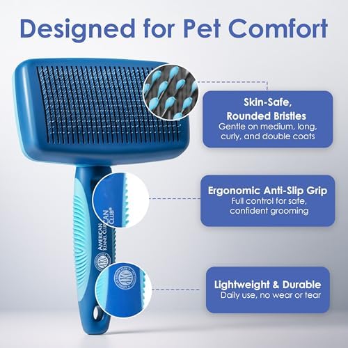 AKC Self-Cleaning Slicker Brush - Image 3