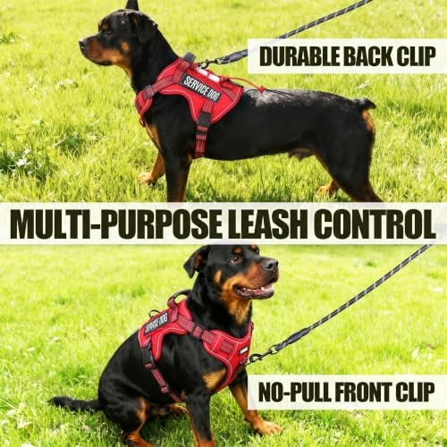 Dog Harness and Leash Set for Medium Dogs, No Pull Tactical Dog Harness - Image 6