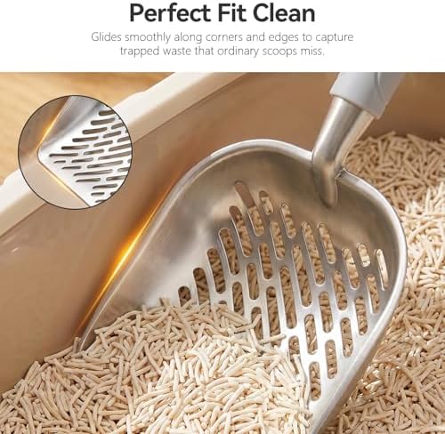 Cat Litter Scoop, Kitty Metal Scooper - Image 5