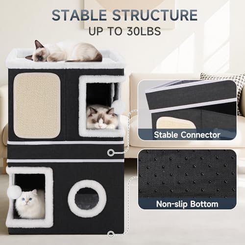 Shikha 2 Story Cat House beds for Indoor Cats - Image 5