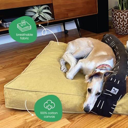 Molly Mutt Elysium Dog Bed Duvet Cover, GOTS-Certified 100% Cotton Canvas Cover - Image 4