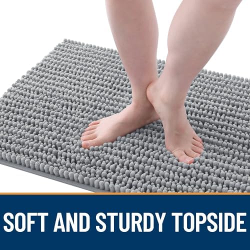 OLANLY Dog Door Mat for Muddy Paws 30x20, Ultra-Absorbent Chenille Mud Mat - Image 3