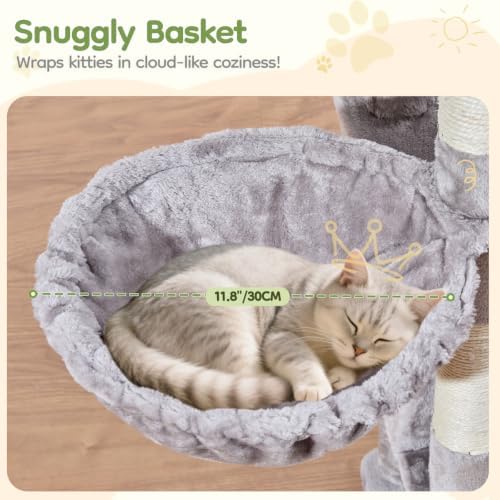 Taoqimiao Sturdy Cat Tree, Cat Tower - Image 4
