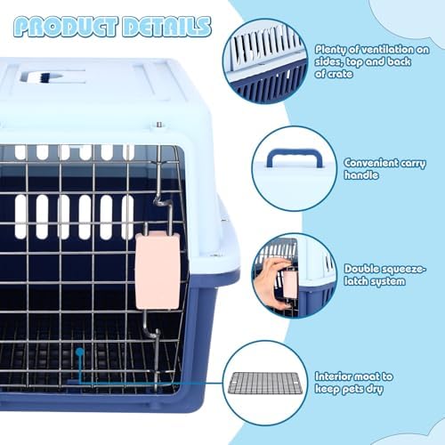 Maxdot 2 Pack 19" Hard-Sided Pet Carrier - Image 3