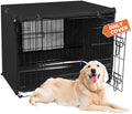 X-ZONE PET Dog Crate Cover Waterproof Kennel Cover, 36 in Black by X-ZONEPET