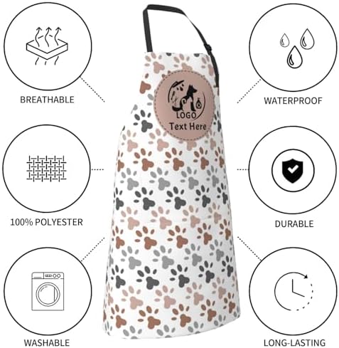 Cowcute Custom Pet Grooming Apron - Image 3