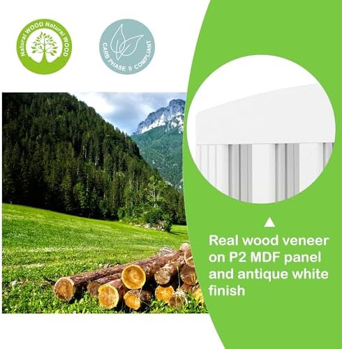 SPIRICH Wooden Freestanding Foldable Dog Gate - Image 6