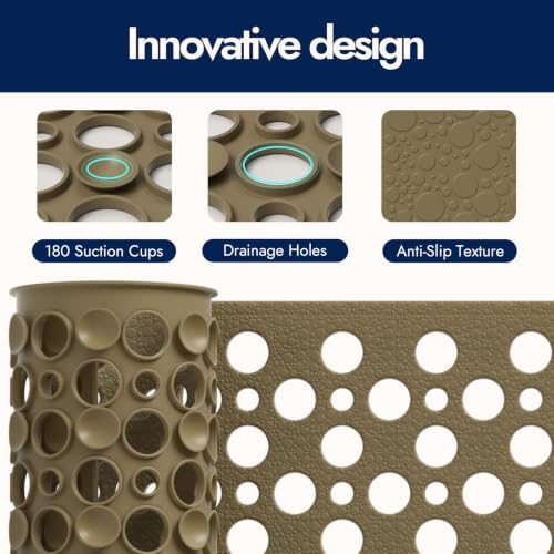 Shower Mat Non Slip Bath Mat for Tub - Image 3