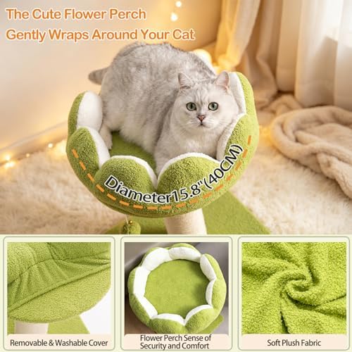 Flower Cat Scratching Post for Indoor Cats Scratcher - Image 3