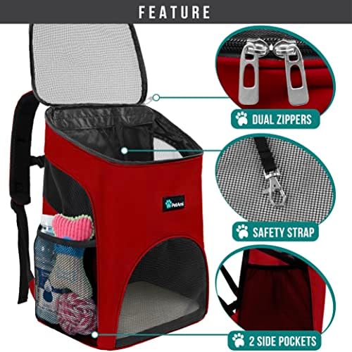 PetAmi Cat Backpack Carrier for Small Dogs and Large Cats, Airline Approved - Image 3