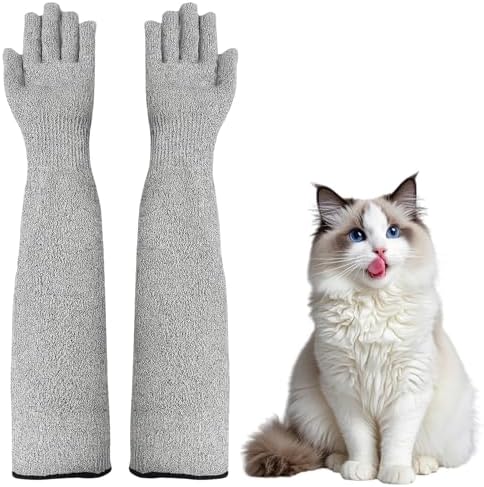 Cat Gloves Bite Proof, Grooming Gloves by NCXFTP