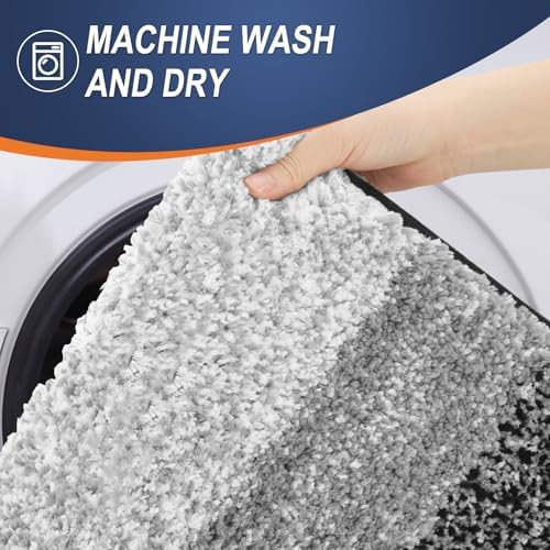 OLANLY Large Bathroom Rugs 40x32, Extra Soft Absorbent Microfiber Bath Rugs - Image 5