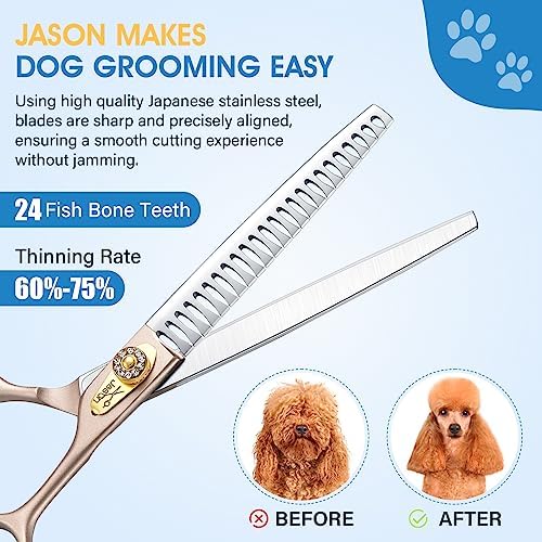 JASON Dog Grooming Chunker Scissors - Image 3