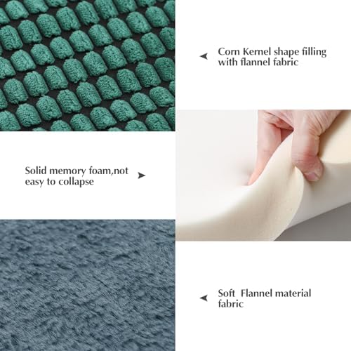 BVAGSS Reversible Dog Crate Pad, Memory Foam Pet Bed Mat, Soft Warm Machine - Image 2