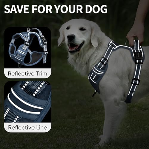 HEELE Dog Harness for Medium Dogs No Pull Dog Vest Harness - Image 5