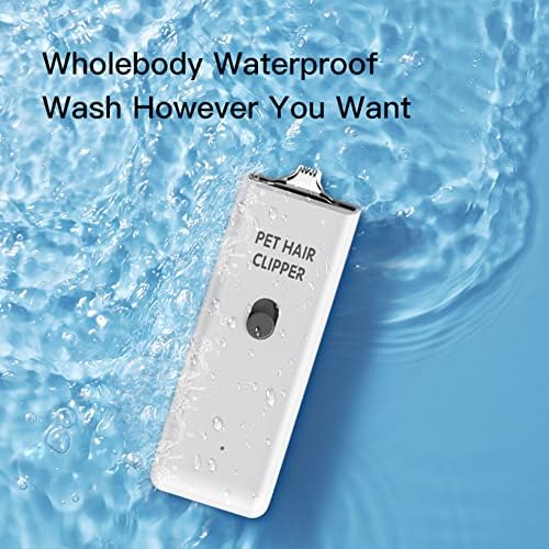 Feet Hair Trimmer, Dog Clippers, Quiet Washable USB Rechargeable Cordless Dog - Image 4
