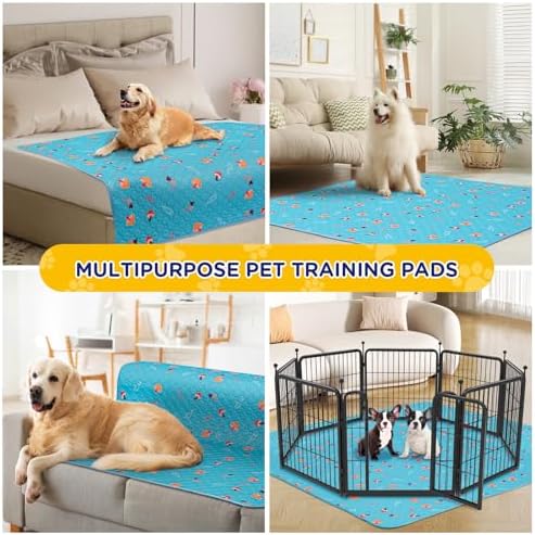 Washable Pee Pads for Dogs, Waterproof & Absorbent Pet Training Pads for Puppy - Image 6