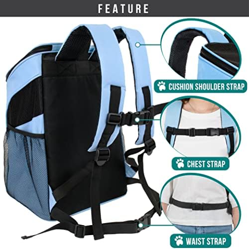 PetAmi Cat Backpack Carrier for Small Dogs and Large Cats, Airline Approved - Image 5
