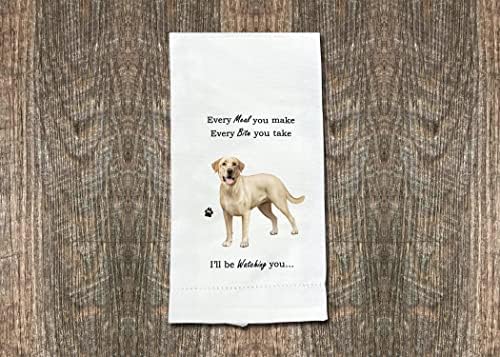 YELLOW LABRADOR Kitchen Towels - Image 2