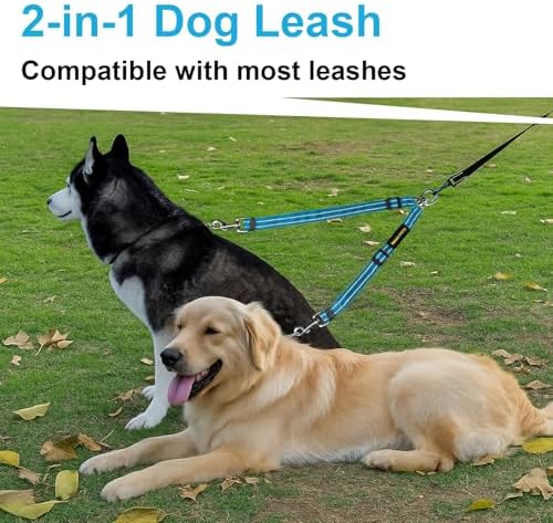 MingXpet Double Dog Leash for Two Dogs, No Pull Dog Leash, 360° Swivel No - Image 6