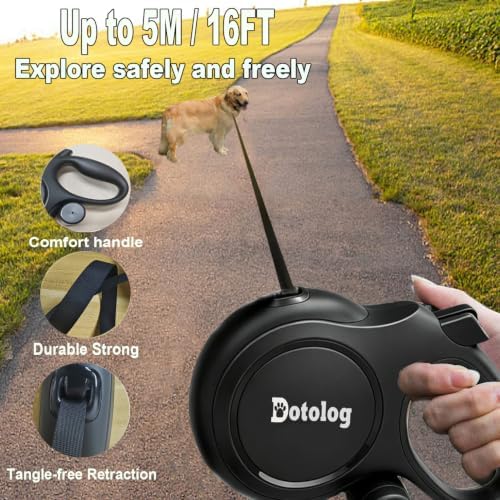 Retractable Dog Leash, 16ft Retractable Lead - Image 3