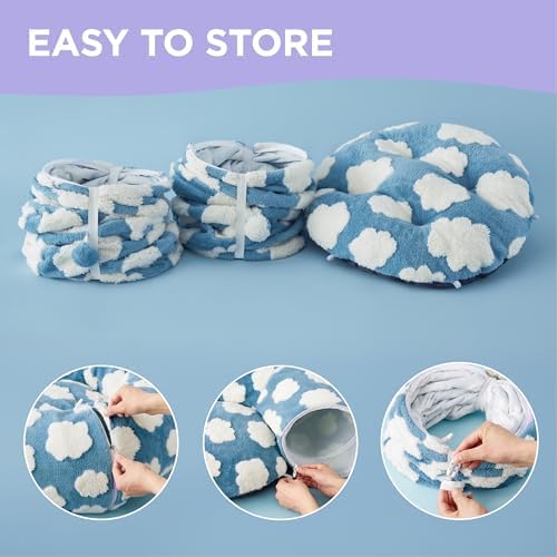 Lesure Donut Cute Jacquard Large Cat Tunnel Bed Kitten Toys - Image 4