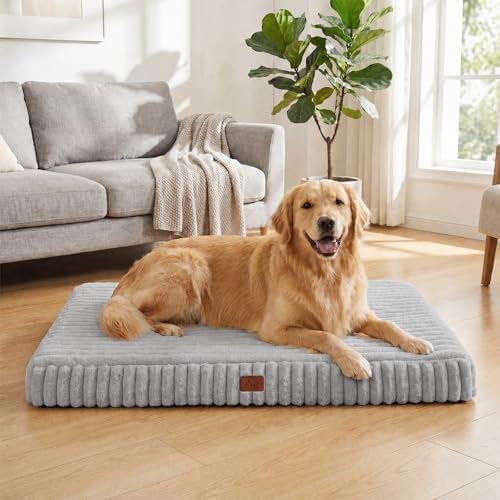 Orthopedic Dog Bed for XL Dog, Waterproof Washable Pet Bed for Crate by DOPEDIO