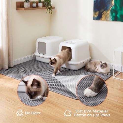 2Packs Cat Litter Mat 47"x36", XL Litter Mat - Image 3