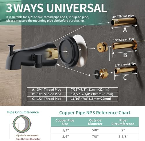 All Metal Bathtub Faucet Sprayer Attachment - Image 3
