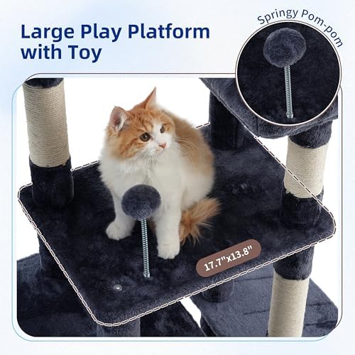 Gitelsnour 55.1'' Cat Tree Tower - Image 2