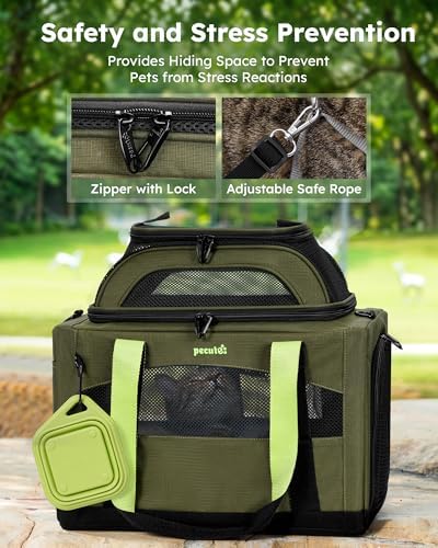 Pecute Cat Carrier, Top Expandable Dog Crate - Image 5