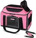 Petskd Top-Expandable Small Pet Carrier 17"x11"x9.5" Airline Approved by Petskd