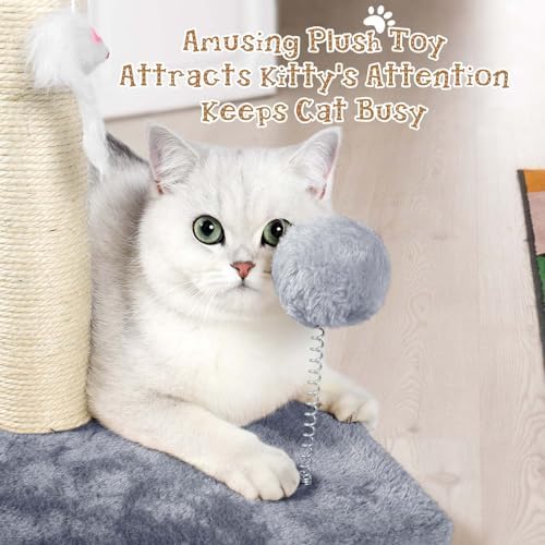 ANWA 32" Tall Sisal Cat Scratching Posts Tree - Image 3