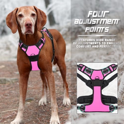 BARKBAY Dog Harness No Pull for Medium Sized Dog Front Back Clips, Dog Vest - Image 6