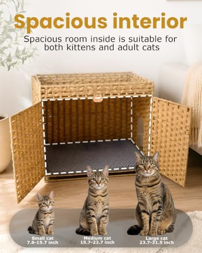 Cat Litter Box Enclosure, Extra Large Hidden - Image 4